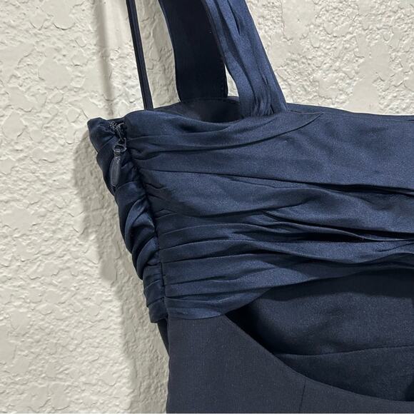 Cinq A’ Sept Jaqueline Navy Blue Mini Dress Womens size 2 - Picture 11 of 13